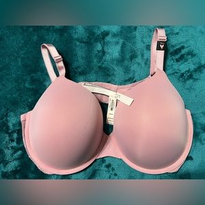 BRAND NEW Victoria’s Secret pink t-shirt push up full coverage bra size 38DDD